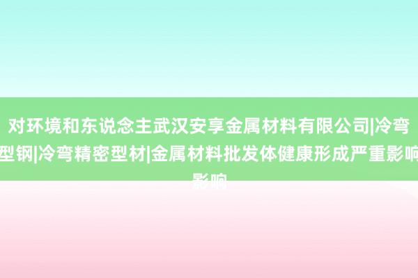 对环境和东说念主武汉安享金属材料有限公司|冷弯型钢|冷弯精密型材|金属材料批发体健康形成严重影响